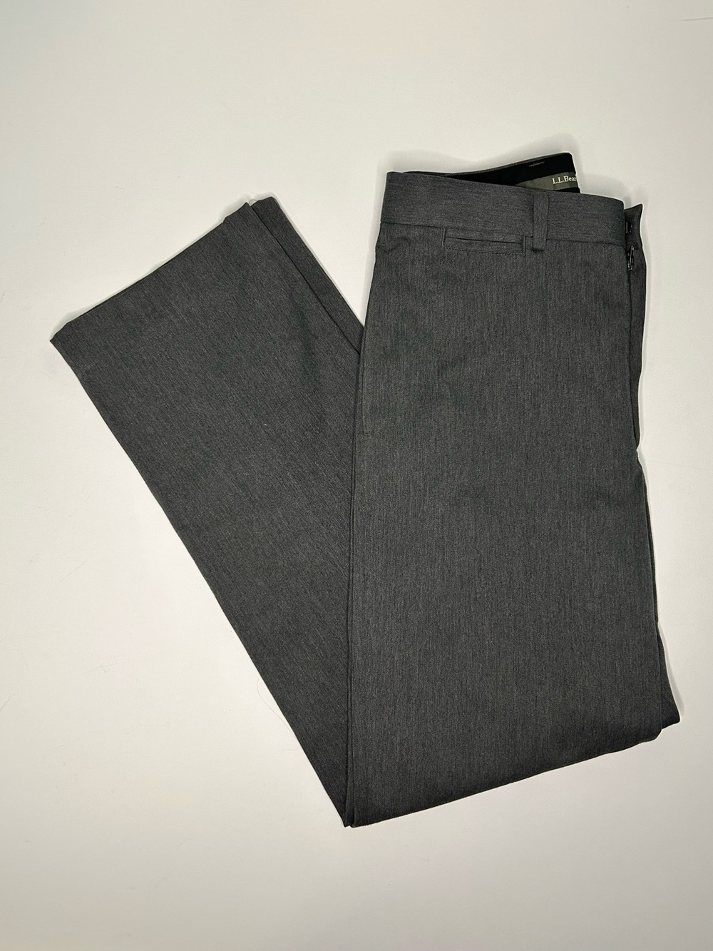 L.L.Bean 100% Cotton Gray Classic Fit Pants Size 31